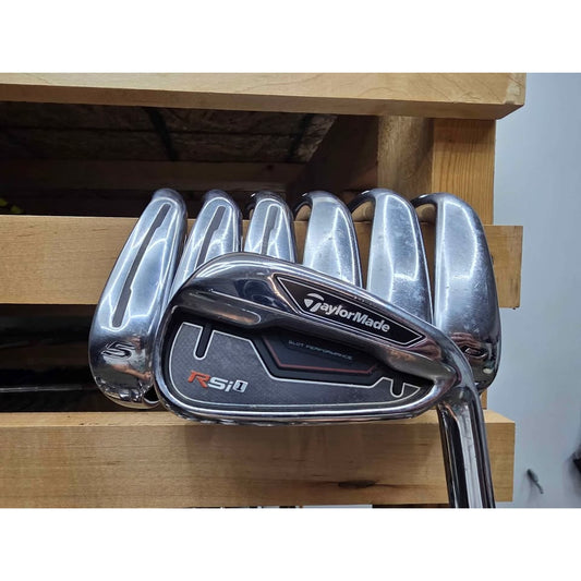 TaylorMade RSi 1 Iron Set 4-PW Regular Flex REAX Steel 90 Right Hand – Good Condition