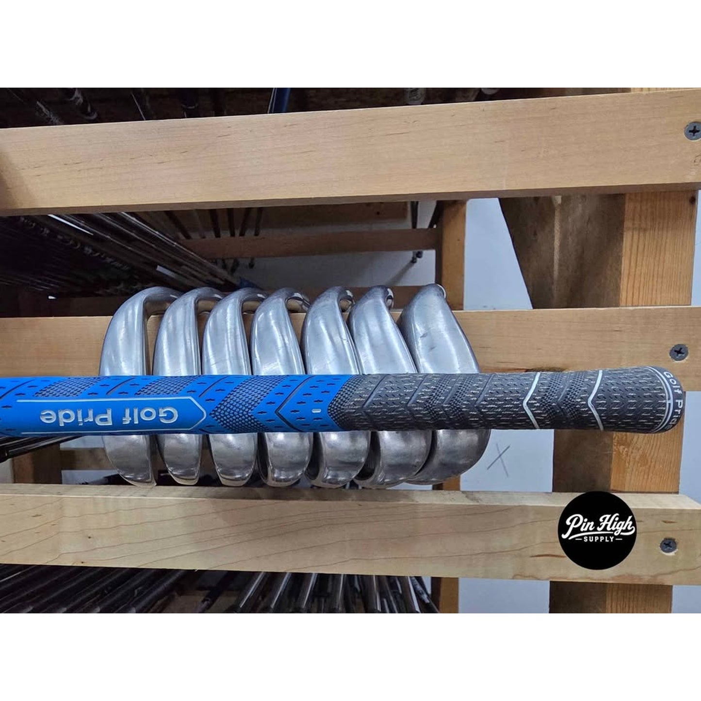 Left Handed Taylormade RAC OS 4-PW SW Regular Flex