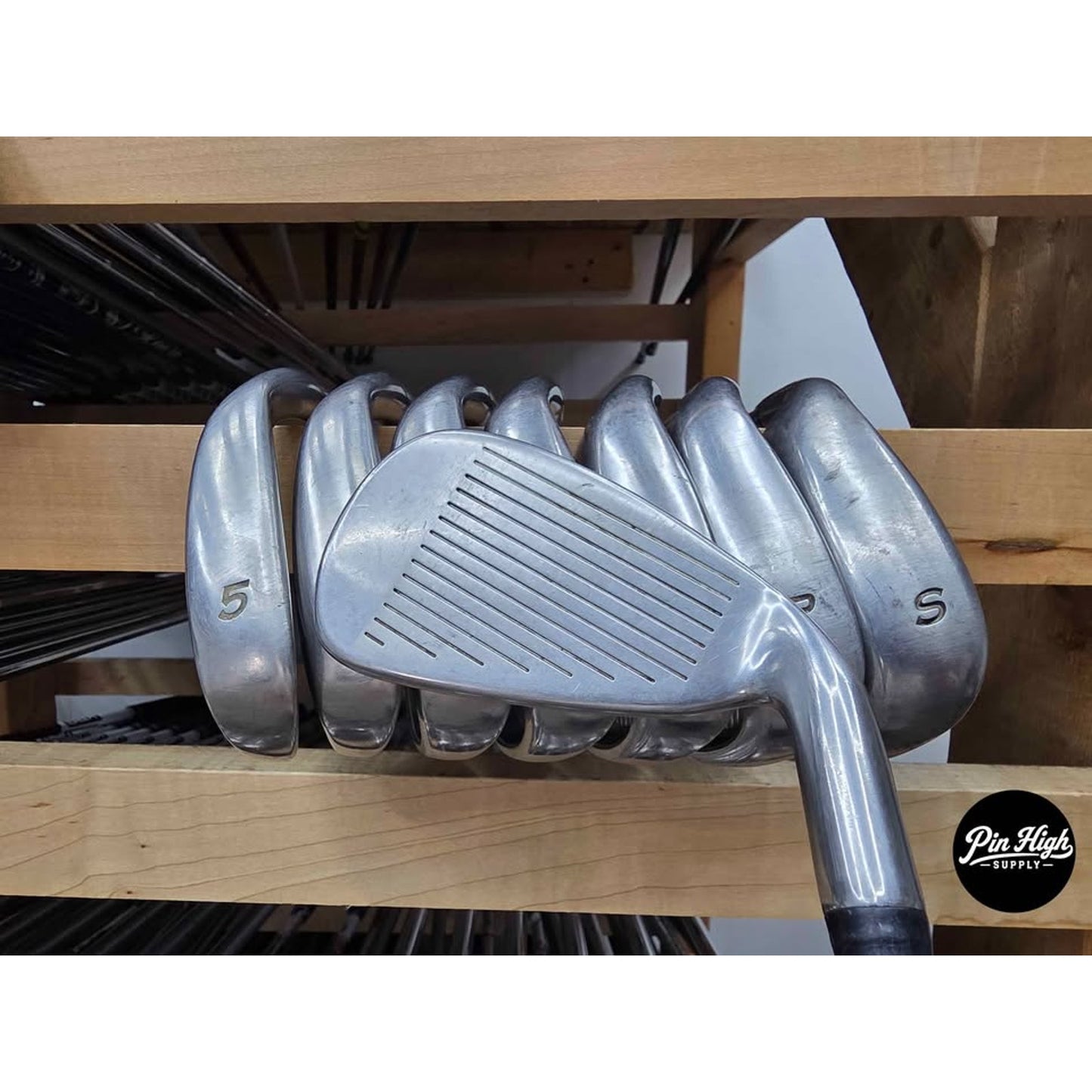 Left Handed Taylormade RAC OS 4-PW SW Regular Flex