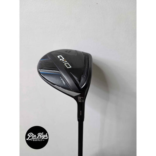 TaylorMade Qi10 3HL Fairway Wood 16.5° Regular Flex Fujikura Ventus TR FW 6 Right Hand – Like New