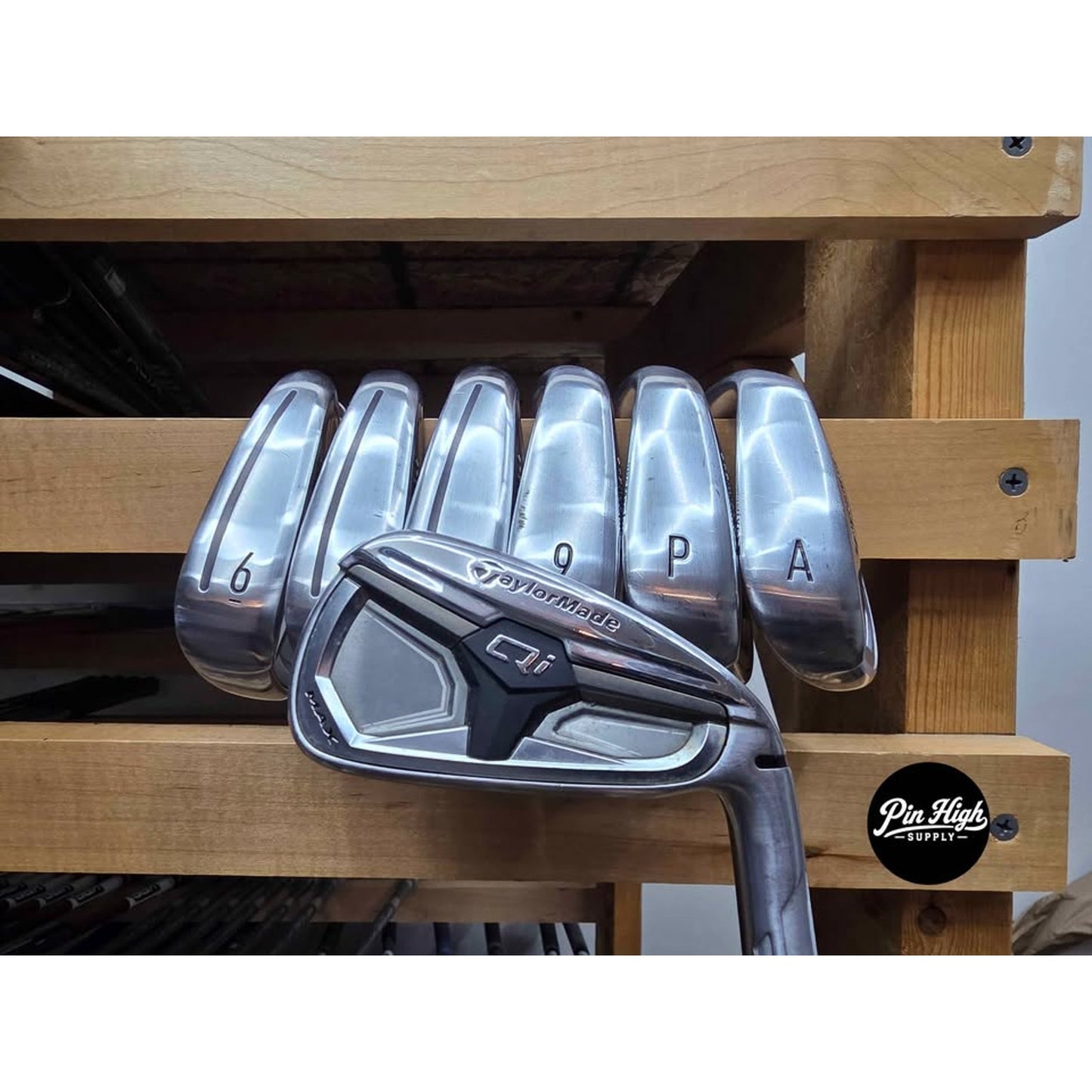 TaylorMade Qi Max Iron Set 5-PW, AW | KBS Max MT 85 Stiff Steel Shafts | Right-Handed | Good