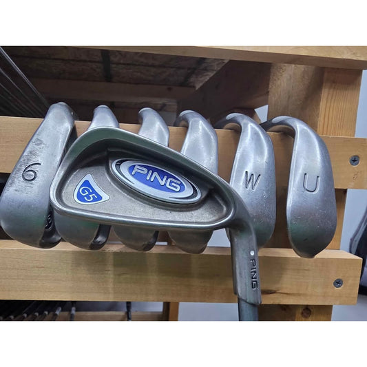 PING G5 Iron Set 5-PW & UW Regular Flex TFC100 Right Hand – Good Condition