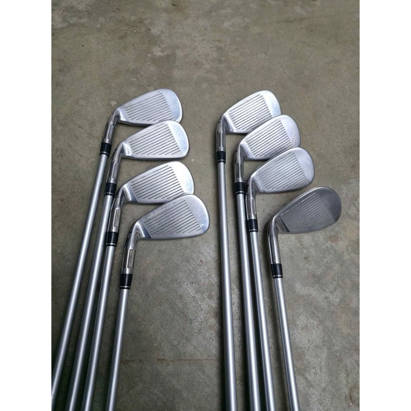 TaylorMade M6 Iron Set 4-PW & SW Regular Flex Upgraded Fubuki TM6 Graphite Right Hand – Good Condition