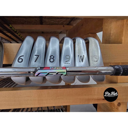 PING i20 Iron Set 4-PW & SW | PING CFS Regular Steel Shafts | Right-Handed | Good