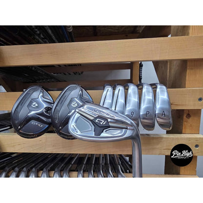 Taylormade QI Max 7-PW AW SW, Qi4d Max 5 & 6 Hybrid Regular Flex