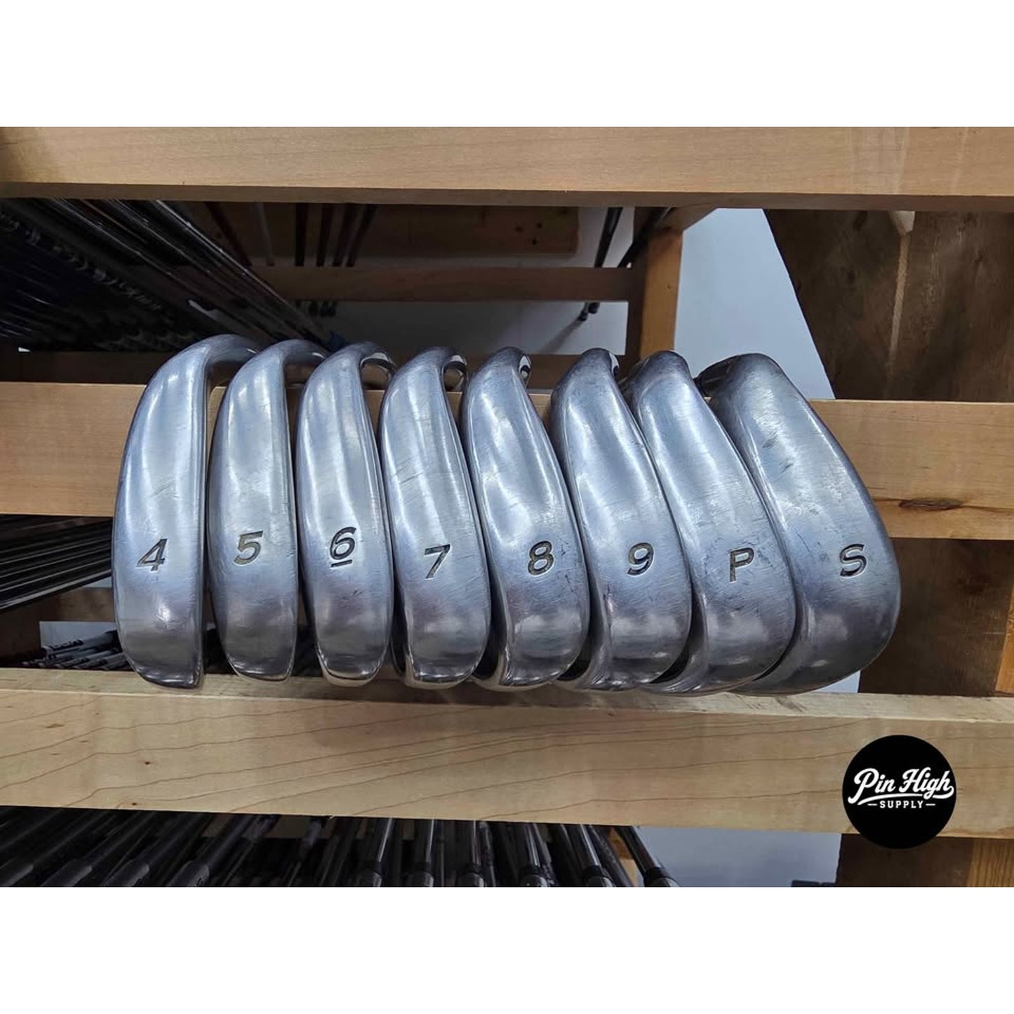 Left Handed Taylormade RAC OS 4-PW SW Regular Flex