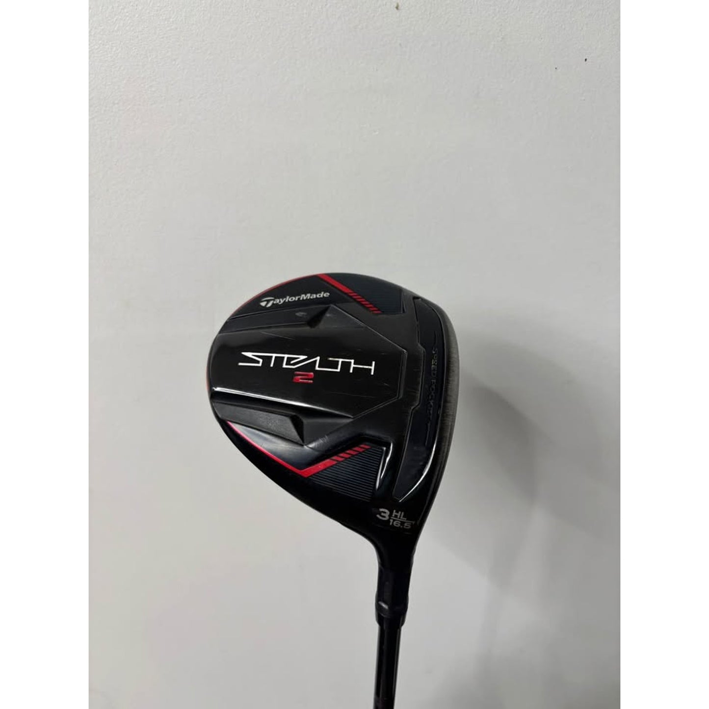TaylorMade Stealth 2 3HL Fairway Wood 16.5° Stiff Flex Fujikura Ventus TR Red FW 6 Right Hand – Good Condition