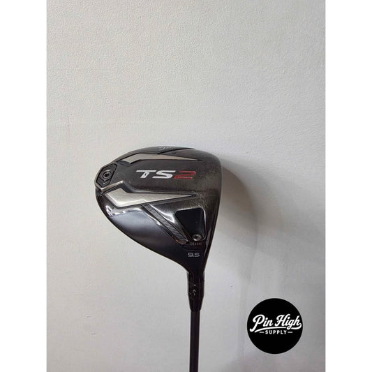 Titleist TS2 9.5° Driver Stiff Flex HZRDUS Smoke 60 6.0 Right Hand – Good Condition