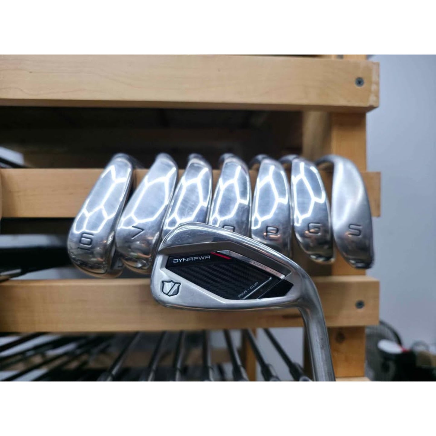 Wilson DYNAPWR Max Iron Set 5-PW, GW & SW Senior Flex KBS Max 45 Lite Right Hand – Great Condition