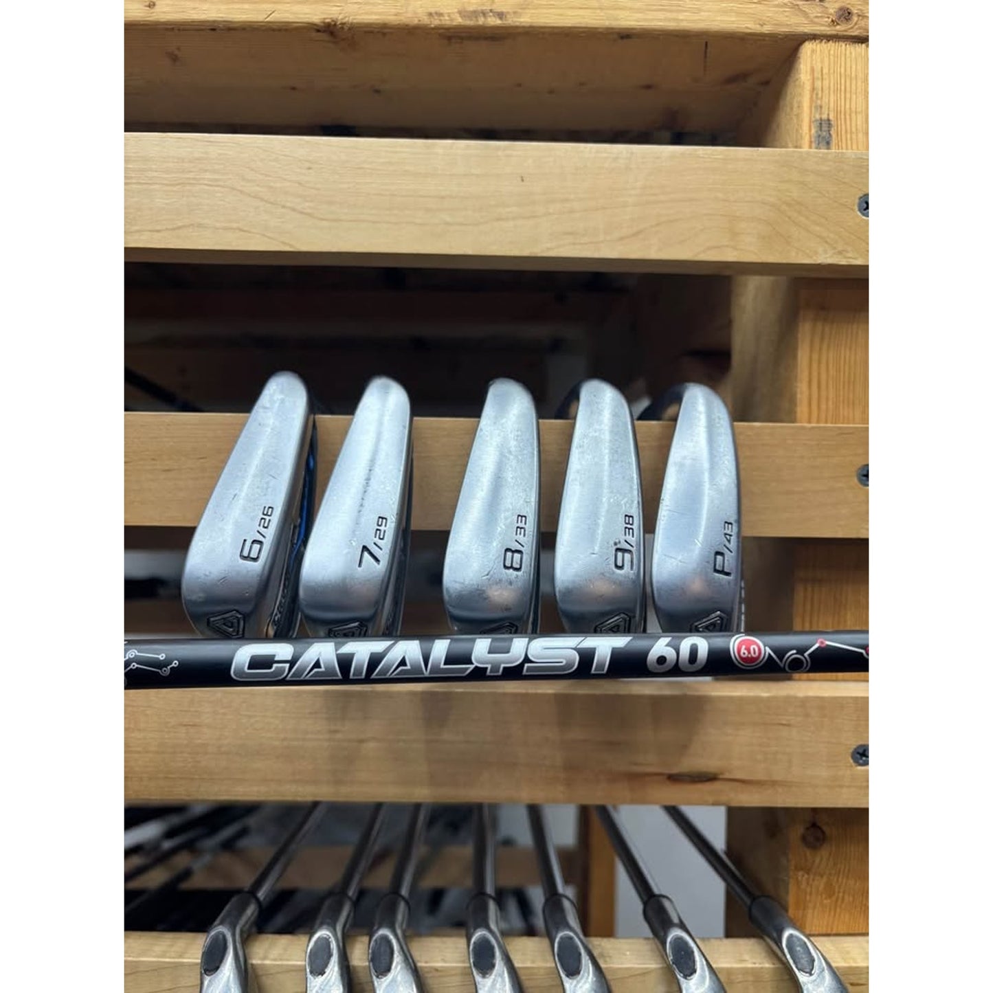 Cleveland Launcher XL Iron Set 5-PW Stiff Flex Project X Catalyst 60 6.0 Right Hand – Good Condition
