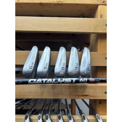 Cleveland Launcher XL Iron Set 5-PW Stiff Flex Project X Catalyst 60 6.0 Right Hand – Good Condition