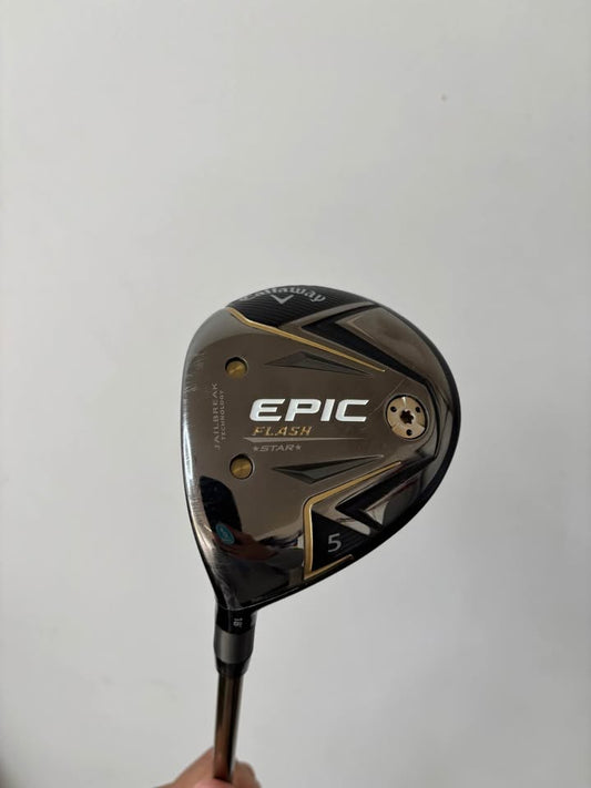 Left handed Callaway Epic Flash Star 5 wood