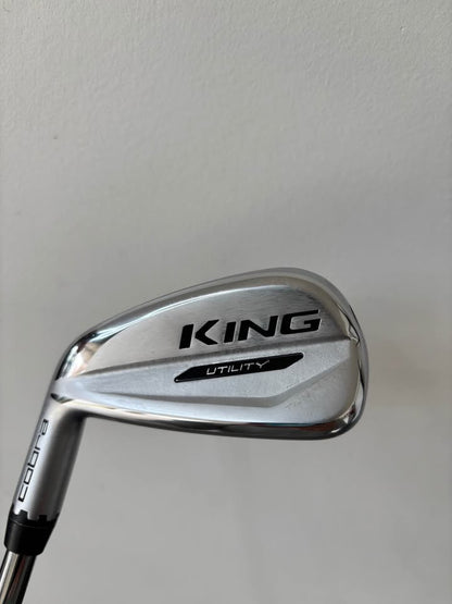 Left-Handed Cobra KING TEC Utility 4 Iron Stiff Flex KBS $-Taper Lite Right Hand – Like New Condition